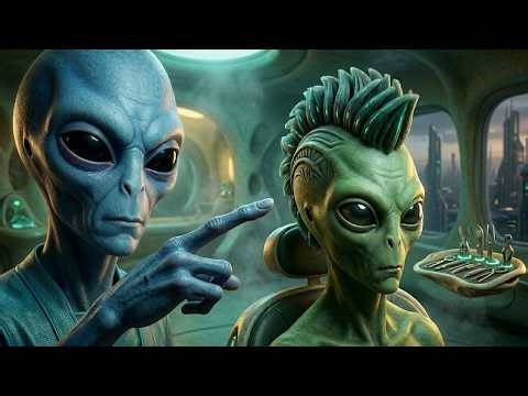 A Day in the Life of an Alien Barber | Inside an Extraterrestrial City