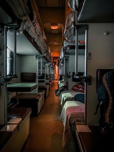 “Peaceful Train Ride Vibes 🌙🚆 #Shorts”