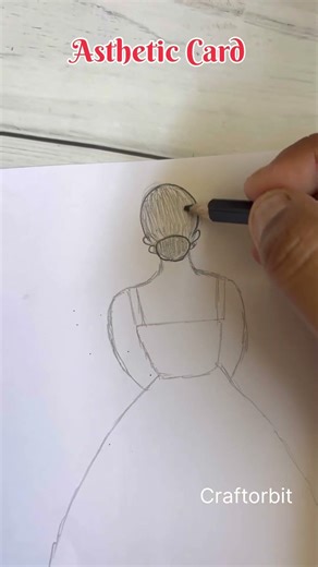 Aesthetic Handmade Card Making ✂️✨ | Easy DIY Card Idea #shorts #art #diy