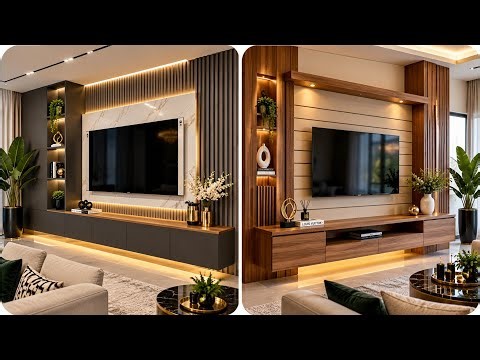 NEW 10+ Luxury TV Wall Panel Design Ideas 2026 | Modern Living Room Decor Tips