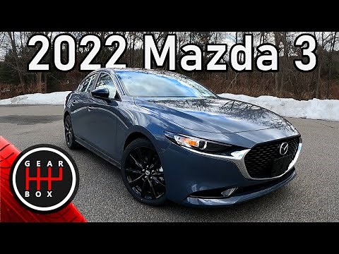 2022 Mazda 3 Sedan (Carbon Edition) // New for 2022 + Owner Pros & Cons