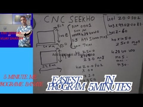 Make your first CNC program in 5 minutes ☺️☺️