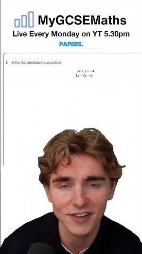 Subtracting Simultaneous Equations