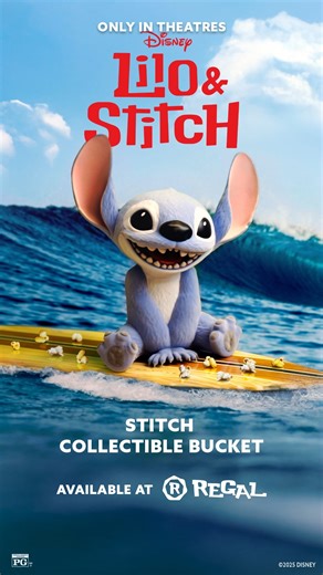 No family is complete without their very own Experiment 626. The Stitch Collectible Bucket is coming soon to select Regal locations. 💙 Coming to theatres May 23. Tickets on sale now. 🎟️: https://regmovi.es/4k3eprB | Regal