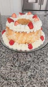 Pastel de àngel te encantara 👌/ Angel food cake recipe