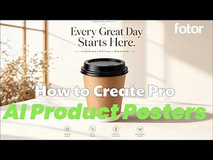How to Create Pro AI Product Posters | Fotor AI Poster Generator