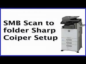 How to setup Scan to SMB Share folder on windows 10&11 | How to Create Scan to share network folder