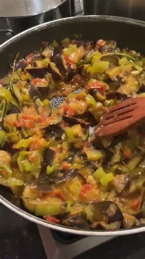 Eggplant & Zucchini with Onions and Fresh Herbs | Mediterranean Garden Sauce
