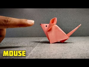 Cute Mouse using Paper | Origami Mouse Tutorial | Paper craft