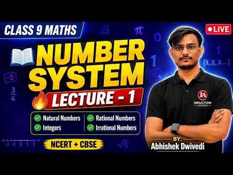 Class 9 Maths LIVE | Number System Chapter 1 | Real Numbers & Basics