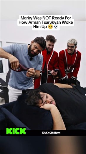 Marky Was NOT Ready For How Arman Tsarukyan Woke Him Up #n3on #armantsarukyan #adinross
