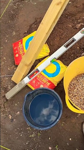 How to set a fence post in 60 seconds using postcrete #monkeysspinningmonkeys #diy #garden #youtube