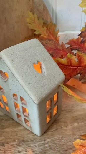 Ceramic House Tea Light Holder, Reactive Glaze - Etsy
