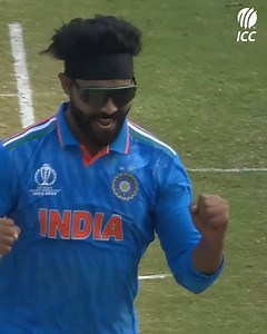 Always asking questions is Ravindra Jadeja 👏 Every wicket from the left-arm spinner at #CWC23 📺 | ICC - International Cricket Council