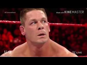 (HD) FULL MATCH John Cena VS Kane NO DISQUALIFICATIONS March 2018