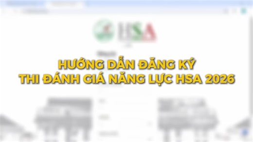 📢 HƯỚNG DẪN ĐĂNG KÝ TÀI KHOẢN DỰ THI ĐGNL HSA 2026 Empire gửi bạn video hướng dẫn chi tiết cách đăng ký tài khoản dự thi ĐGNL HSA. Xem ngay video để không bỏ lỡ bất kỳ bước nào nhé! ________________________ 📍 MỘT SỐ LƯU Ý DÀNH CHO 2K8 NHƯ SAU • Thời gian lập tài khoản dự thi từ 25/11/2025 đến hết ngày 27/12/2025. • Lịch đăng ký ca thi dự kiến từ 09h00 ngày 28/12/2025 đến 16h30 ngày 07/02/2026 • Lịch đăng ký ca thi thứ 2 (nếu còn chỉ tiêu) từ 09h00 ngày 08/02/2026 đến 09h00 ngày 14/02/2026. • H