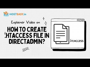 🛠️ How to Create .htaccess File in DirectAdmin | Step-by-Step Tutorial