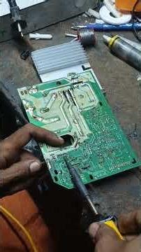 Induction cooktop main board repair