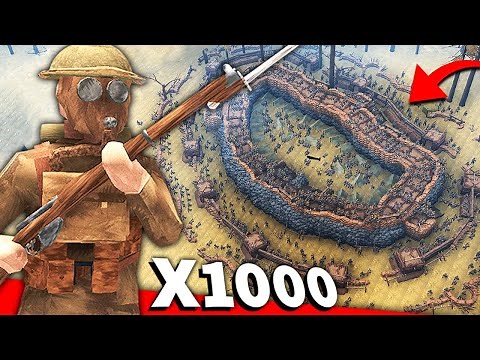 Storming an INSANE MEGA FORT with 1,000 Soldiers in New Rising Front Scenario Update