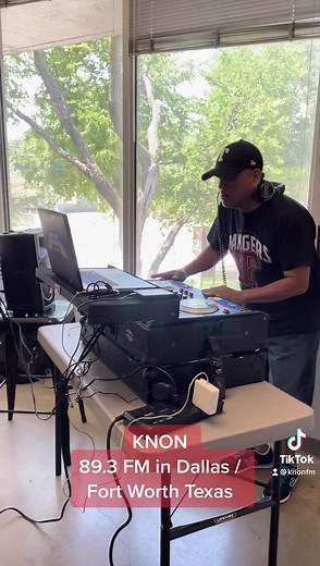 Welcome to the KNON’s studio with DJ Gambo on fire! 🔥 | KNON 89.3 FM Station Produced Page