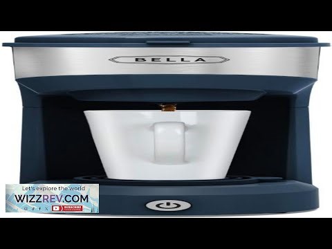 BELLA Dual Brew Single Serve Coffee Maker Brews both Kcup and Ground