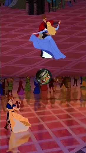 La bella y la bestia (1991) reúsa el baile de La bella durmiente (1959)