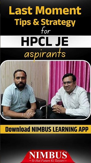 Last Moment Tips for HPCL JE Aspirants 😱 Final Revision Strategy 2026 | Score Boost Tips #hpcl