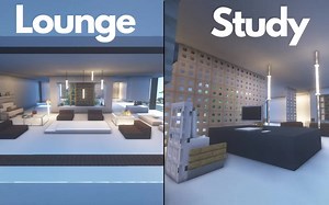 [minecraft] 基于家具的现代风格内饰演示（blendigi）2111115