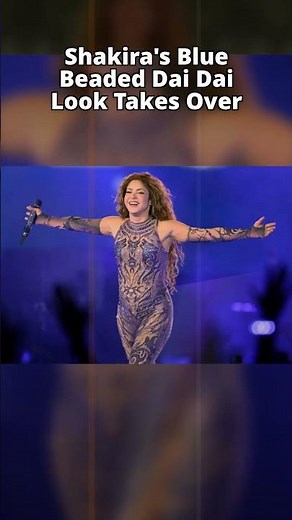 Shakira’s Blue Beaded Bikini Top Breaks the Internet in Dai Dai Photoshoot