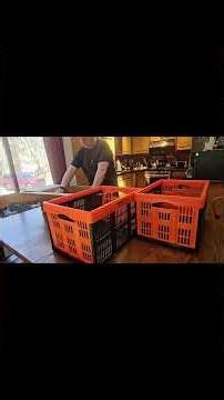 Do These Stackable Crates Actually Work? VEVOR Plastic Collapsible Storage Basket, 45L 3 Packs