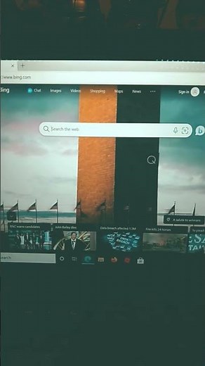 how to save an image as your wallpaper on Microsoft edge