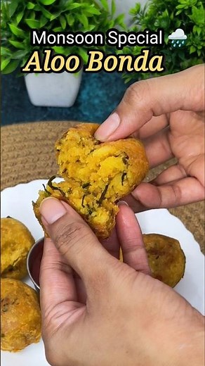 Crispy Aloo Bonda Recipe | Perfect Monsoon Evening Snack ☔ #shorts #viral #food #recipe #potato
