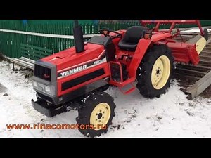 YANMAR F20 Видео Японские минитрактора