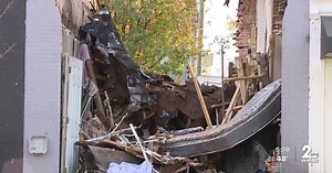 Fire crews are investigating the cause of an explosion in South Baltimore