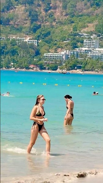 🇹🇭Phuket Beach Good Day Fun Summer Holiday 27⛱️ #phuketbeach