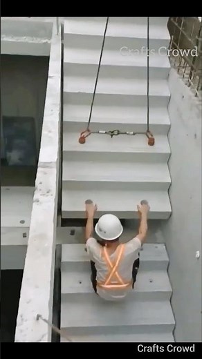 Incredible Precast Staircase Installation