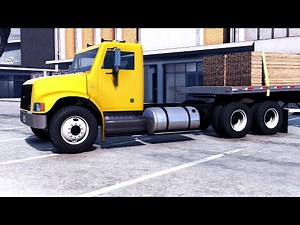 BeamNG Drive - Brutto S-Series Flatbed Semi Truck on the West Coast USA