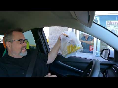 Texas 2-Piece Feast, Church's Chicken Drive Thru, Port Isabel, Texas, 4 February 2024, NGH12978