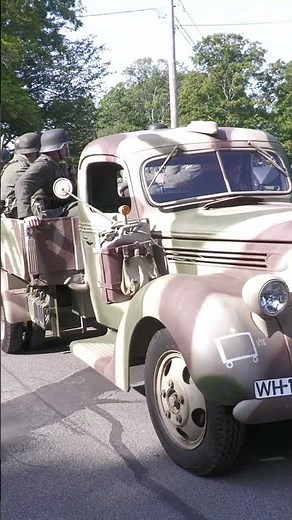 German Troop Transport Packed with Soldiers | WW2 D-Day Reenactment – Conneaut, Ohio