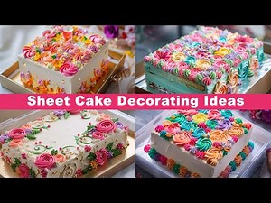 Stunning Floral & Vintage Sheet Cake Ideas | Unique and Beautiful Cake Designs | cake | Vintage cake