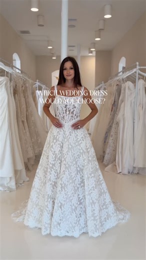 1,2,3, or 4? 🤍 let’s find your dream dress - tap the link in our bio to request your appointment | One Bridal