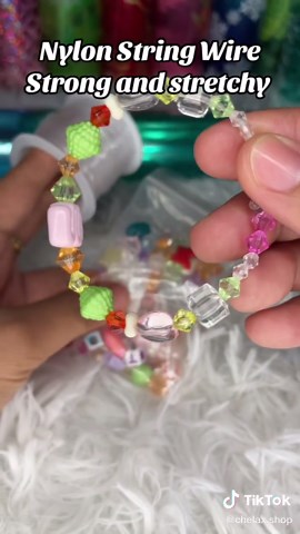 Nylon String Wire Napakatibay at perfect for fishing or bracelet #nylonWire #fishingwire #braceletString