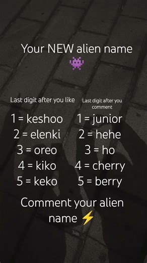 alien NAME #trending #viralshorts #ytshorts #fypage #fypageシ #foryou #foryoupage #alien #name