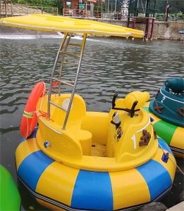 [Hot Item] Manufacturer Supply Pirate Theme Inflatable Battery Powered Bumper Boat for Adults