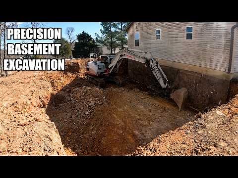 Precision Basement Excavation — Digging a Tight Basement Addition With the Takeuchi TB2150