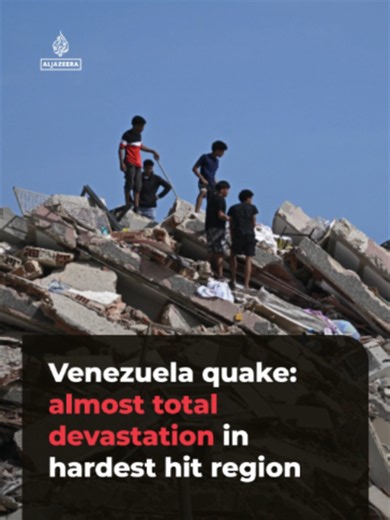 La Guaira, the region hardest hit by two earthquakes in Venezuela, has been left devastated. Families are searching for loved ones trapped beneath collapsed buildings. . Residents say rescue efforts are too slow and resources are insufficient.