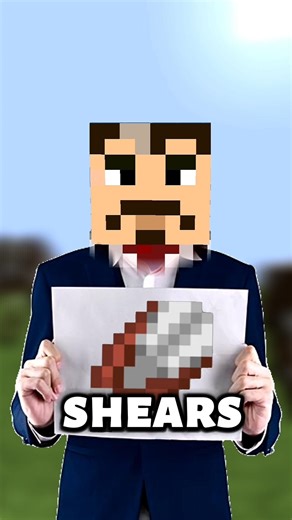 Minecraft Shears Trick You Didn't Know 🤯 #minecraft #shorts