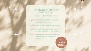 Social Development Theories | LCSW LMSW ASWB Exam Study Flashcards | Digital Download | Social Work Test Prep | Clinical Exam Study Guide