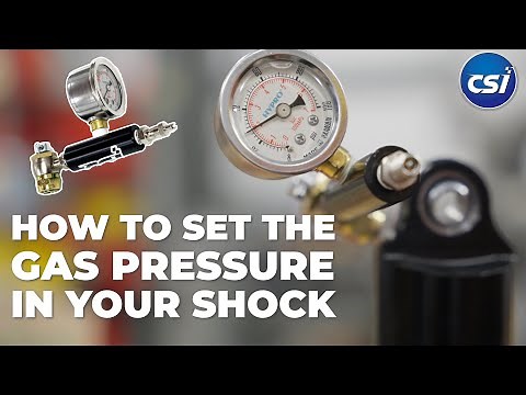 CSI Tech Tips | How to set the gas pressure in your shock