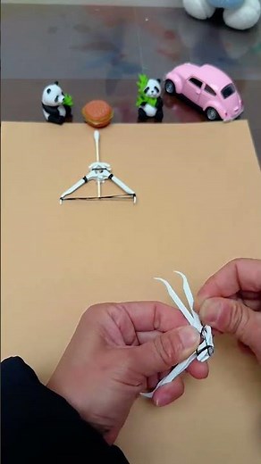 DIY Mini Bows & Arrows from Floss & Pen Refills - Perfect for Target Practice